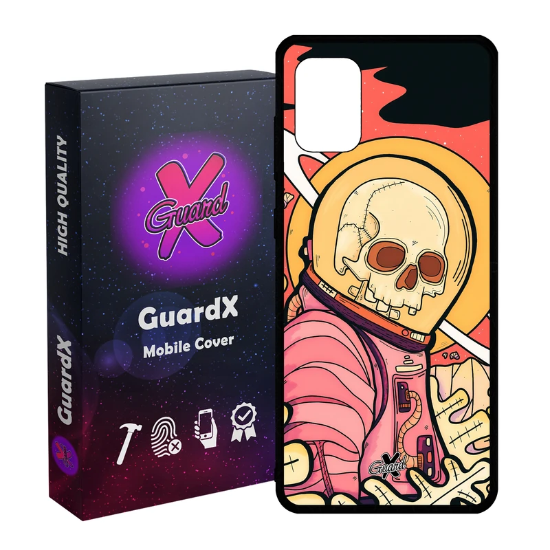 کاور گارد ایکس طرح اسکلت مدل Glass10503 مناسب برای گوشی موبایل سامسونگ Galaxy A31