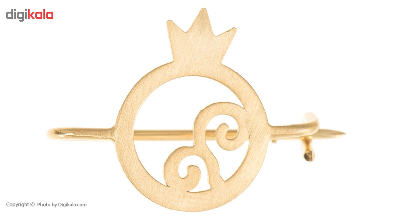 سنجاق سینه طلا 18 عیار رزا مدل PG33