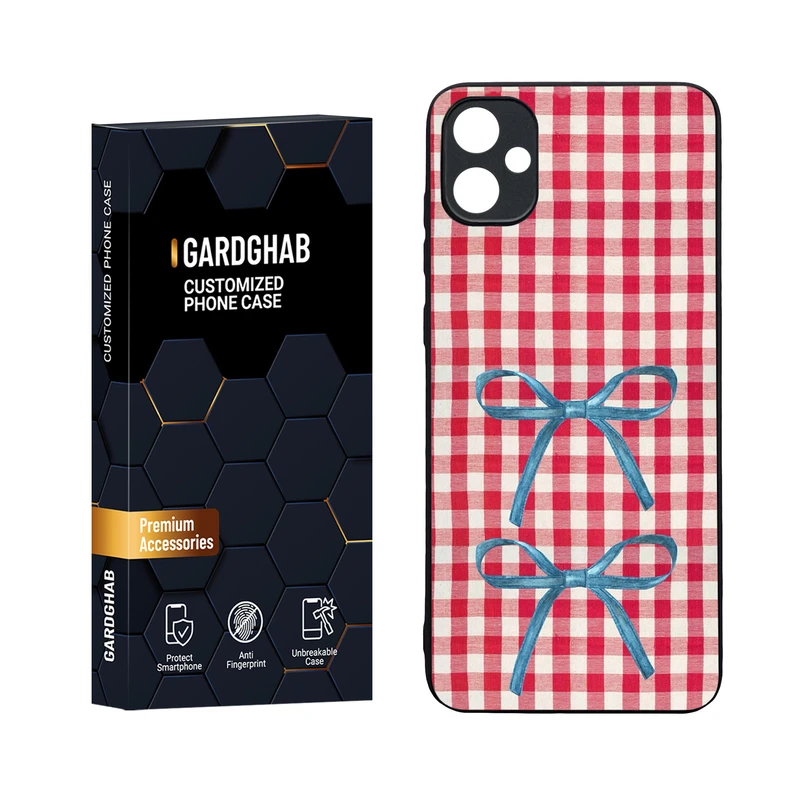 کاور گارد قاب مدل دورژله ای پشت گلس دخترانه مناسب برای گوشی موبایل سامسونگ Galaxy A05