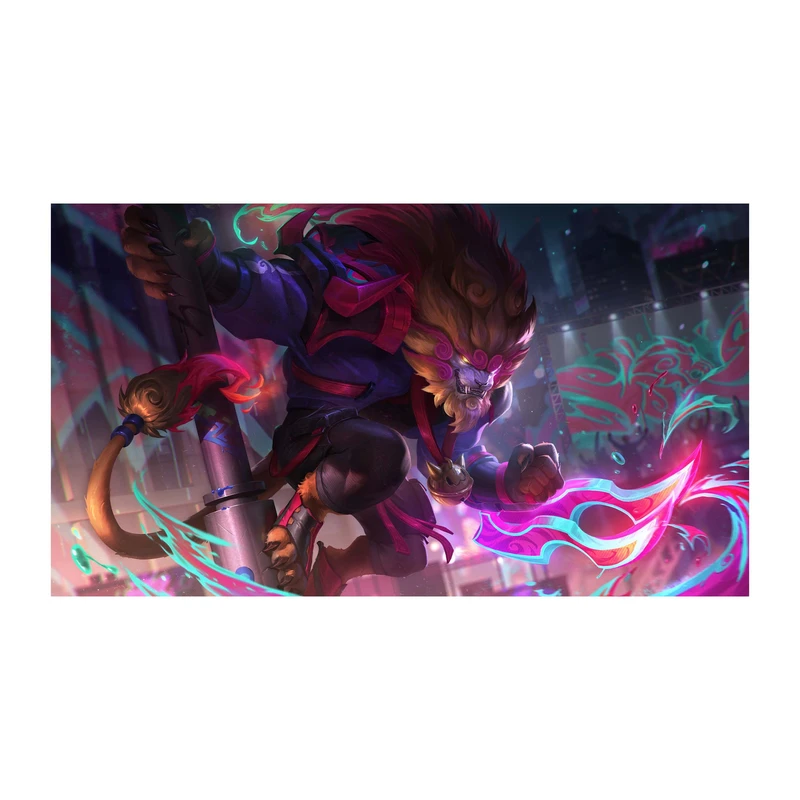 استیکر لپ تاپ و موبایل مدل بازی طرح لیگ آف لجندز League of Legends کد 2081