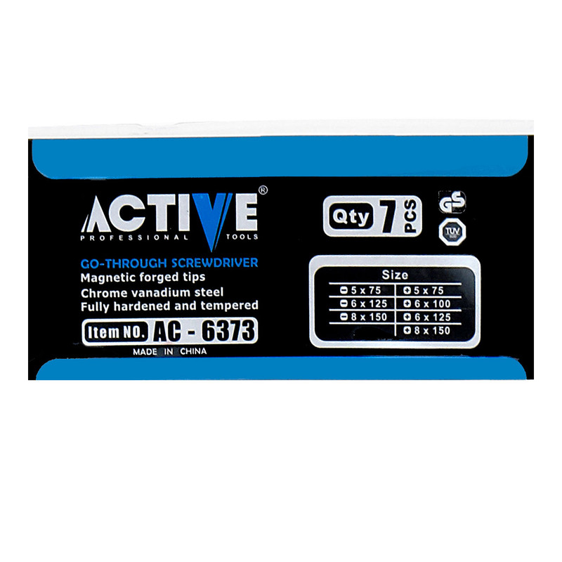 مجموعه 7 عددی پیچ گوشتی اکتیو تولز کد AC-6373 مجموعه 7 عددی پیچ گوشتی اکتیو تولز کد AC-6373