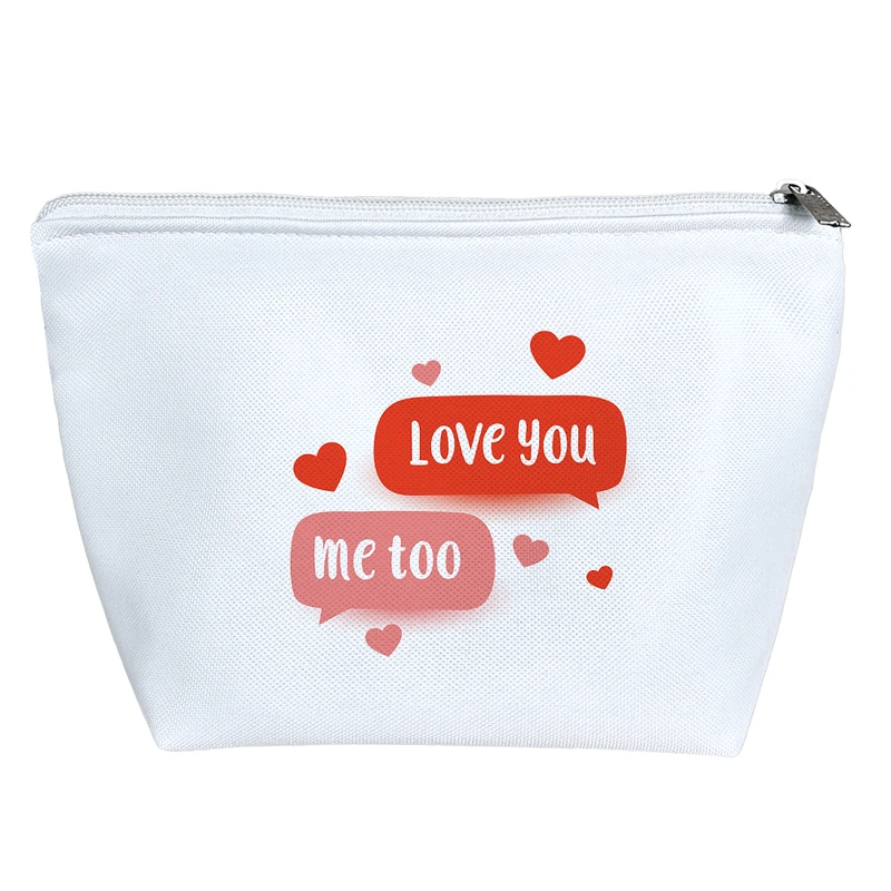 کیف لوازم آرایش دخترانه خندالو مدل عاشقانه کد 2627