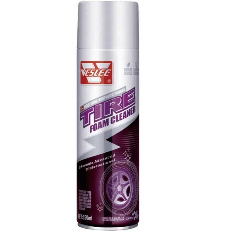 اسپری تمیزکننده لاستیک خودرو وسلی مدل VSL-5A حجم 650 میلی لیتر