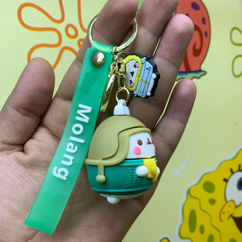 جاکلیدی مدل سیلیکونی طرح آدم برفی ماهیگیر