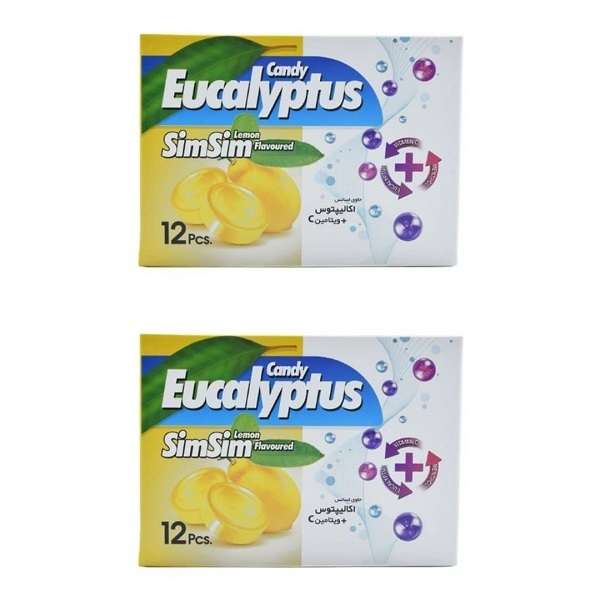 آبنبات سرد خوشبو کننده دهان سیم سیم مدل لیمو مجموعه 2 عددی