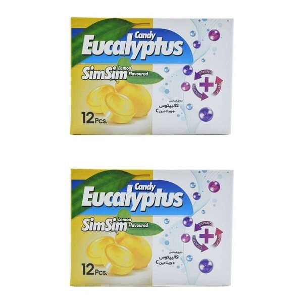 آبنبات سرد خوشبو کننده دهان سیم سیم مدل لیمو مجموعه 2 عددی