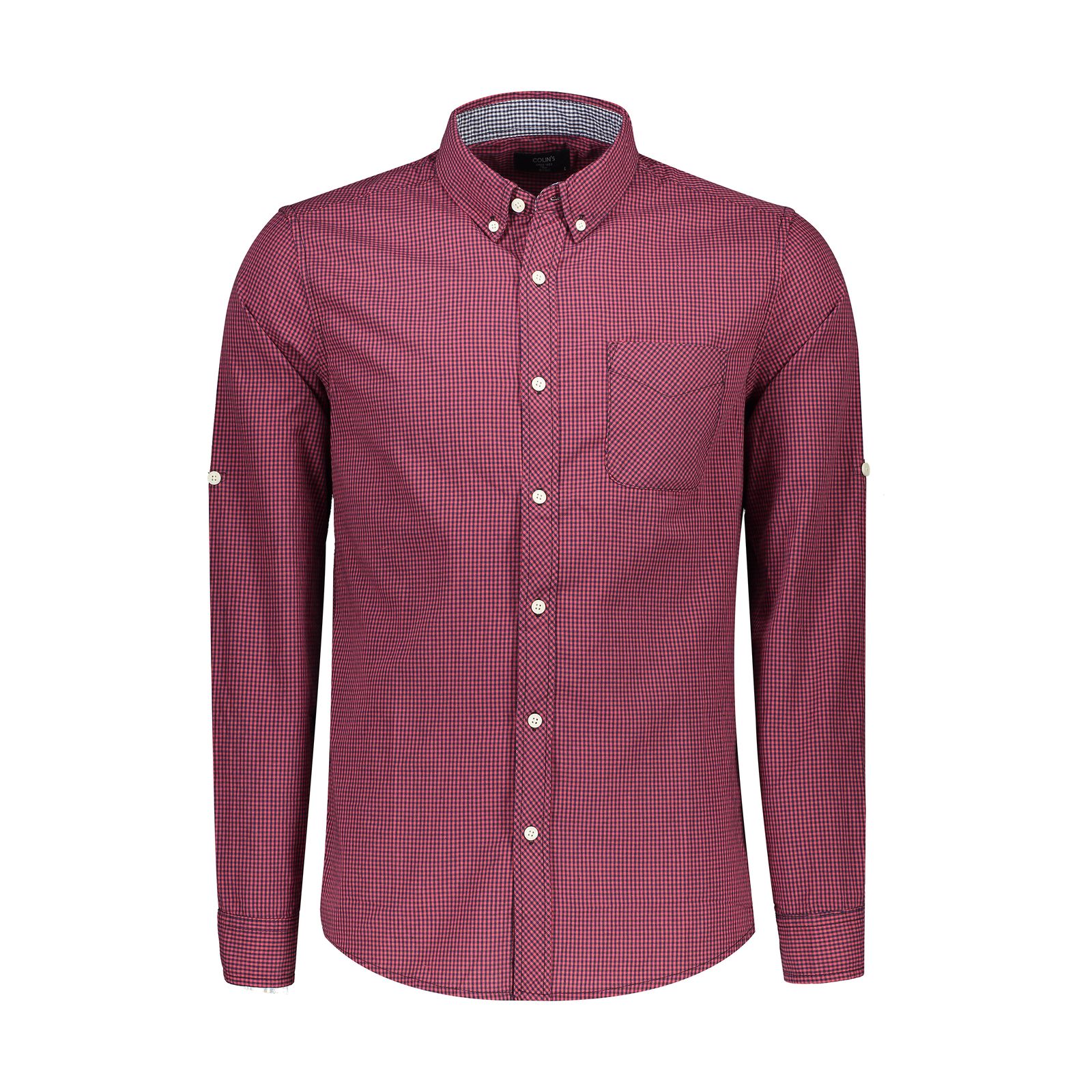 پیراهن آستین بلند مردانه کالینز مدل CL1032264-RED -  - 1