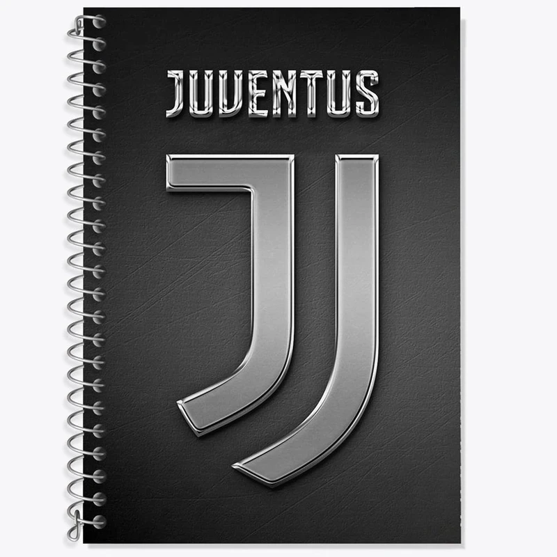 دفتر زبان 50 برگ خندالو مدل سه خط طرح باشگاه یوونتوس کد 26829