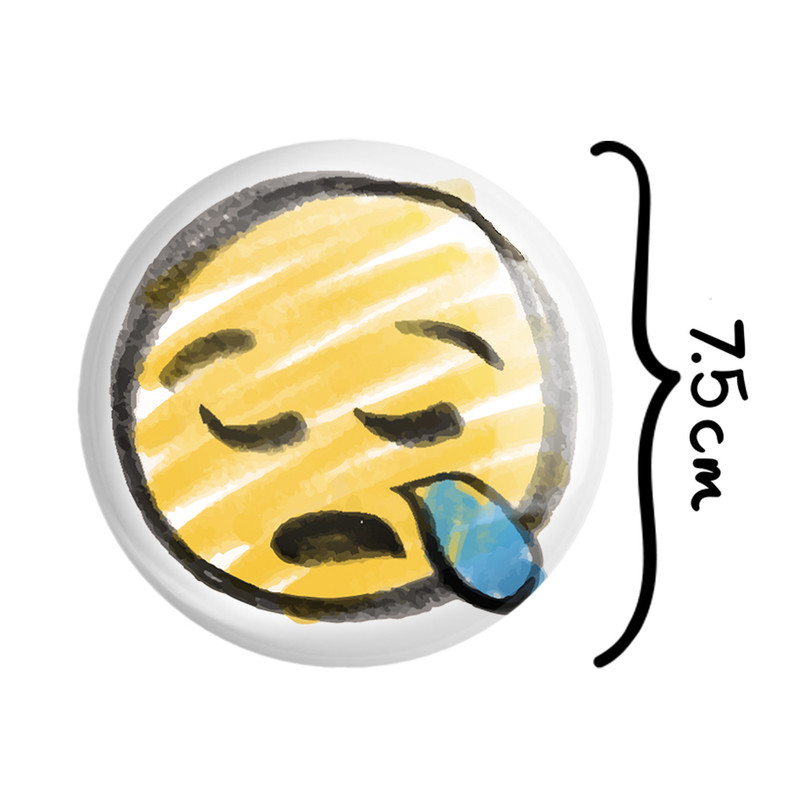 آینه جیبی خندالو مدل ایموجی Emoji  کد 3034