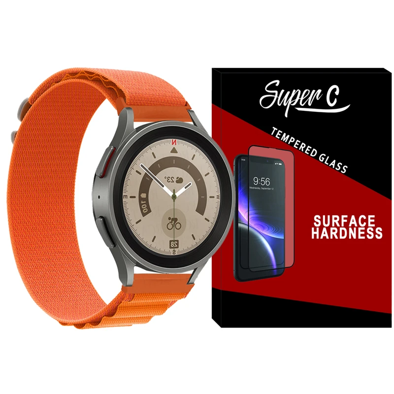بند سوپرسی مدل Loop Alpine مناسب برای ساعت هوشمند سامسونگ Galaxy Watch Active 1 / Active 2 40mm / Active 2 44mm / Watch 3 size 41mm / Galaxy Watch 4 40mm / watch 4 42mm / watch 4 44mm / watch 4 46mm