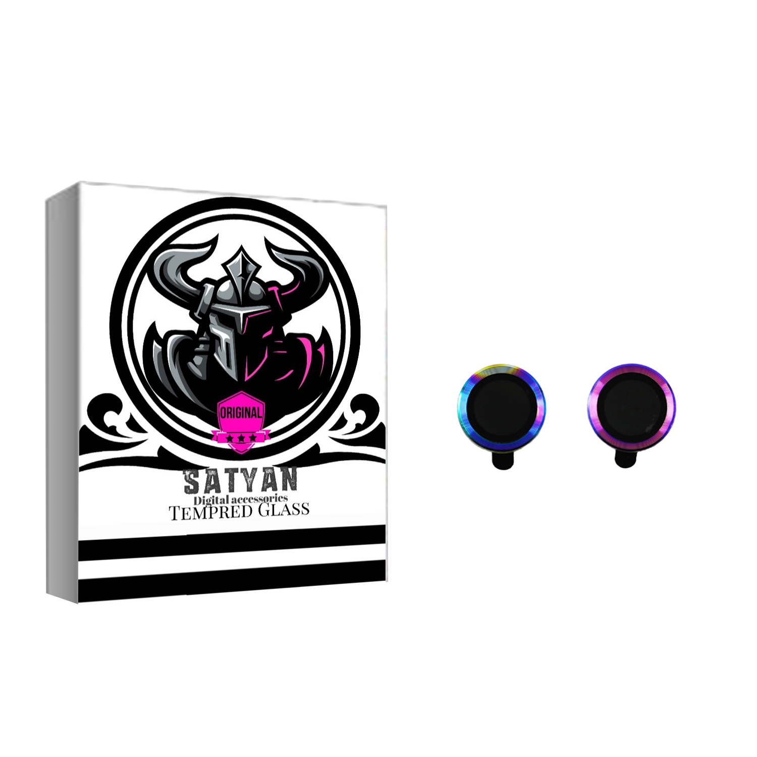 محافظ لنز دوربین ساتیان مدل RING مناسب برای گوشی موبایل اپل iPhone 13