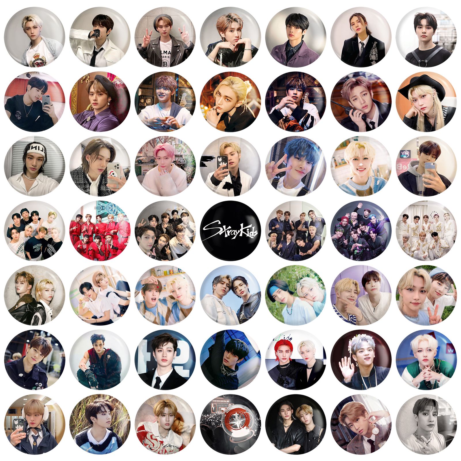 پیکسل خندالو مدل گروه استری کیدز Stray Kids کد 42 مجموعه 49 عددی -  - 1