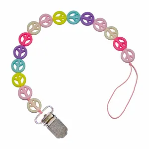 زنجیر پستانک مدل دایره صلح 