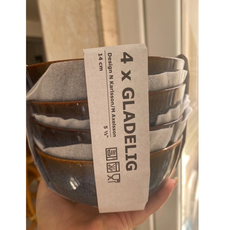 کاسه ایکیا مدل GLADELIG-70503620 بسته 4 عددی کاسه ایکیا مدل GLADELIG-70503620 بسته 4 عددی