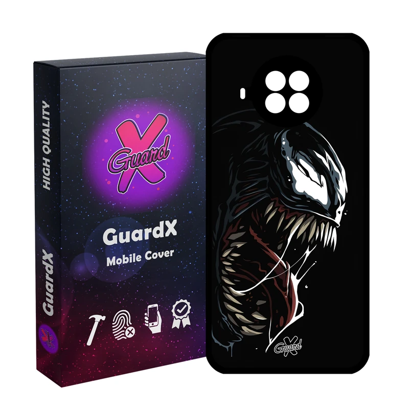 کاور گارد ایکس طرح ونوم مدل Glass10472 مناسب برای گوشی موبایل شیائومی  MI 10T Lite/Redmi Note 9 Pro 5G/10I 5G