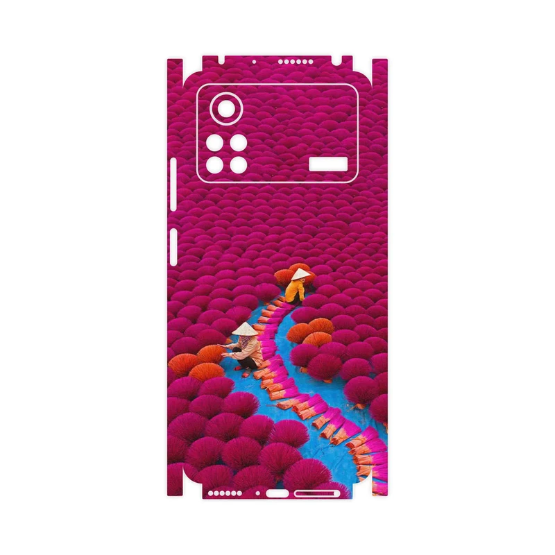 برچسب پوششی ماهوت مدل Vietnam Incense Wood Farms-FullSkin مناسب برای گوشی موبایل شیائومی Poco X4 Pro 5G