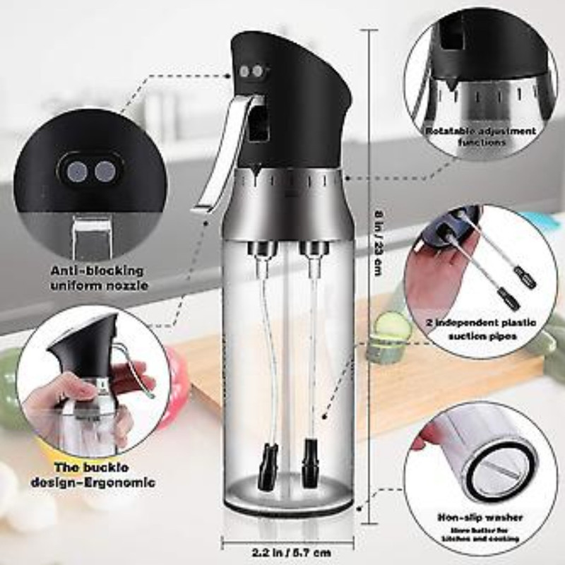 ظرف اسپری روغن و آبلیمو مدل دو مخزنه کد 4019