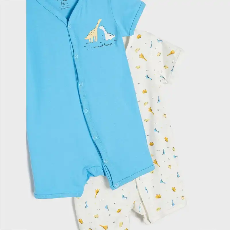 سرهمی نوزادی سین سی مدل دایناسور بسته 2 عددی