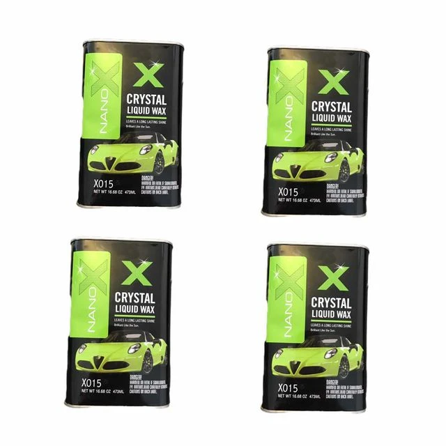 واکس بدنه خودرو نانو ایکس مدل X015 حجم 473 میلی لیتر مجموعه 4 عددی 