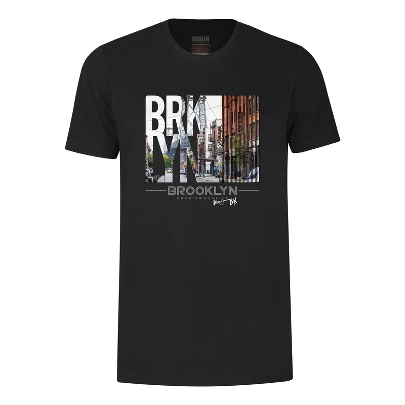 عکس شماره 2 : تی شرت آستین کوتاه مردانه موها فیتنس مدل 2622-brooklyn