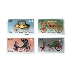 تمبر یادگاری مدل کالسکه کد DS2539 مجموعه 4 عددی