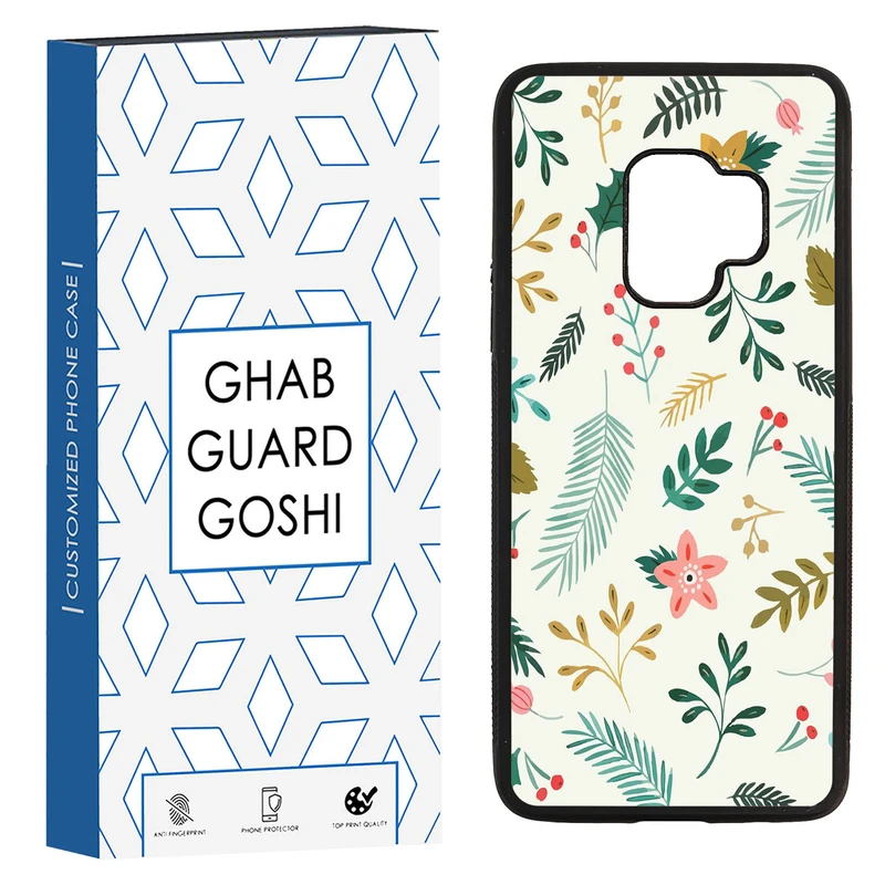 کاور قاب گارد گوشی طرح گل کد TPU-036 مناسب برای گوشی موبایل سامسونگ Galaxy S9