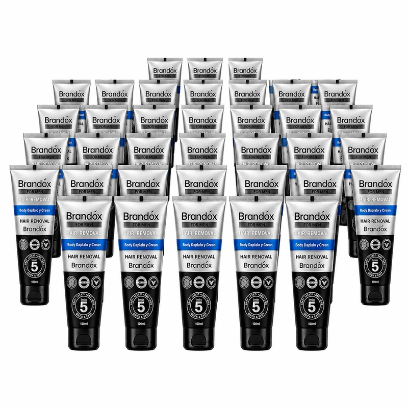 کرم موبر براندوکس مدل Depilatory-M36 با حجم 100 میلی لیتر مجموعه 36 عددی