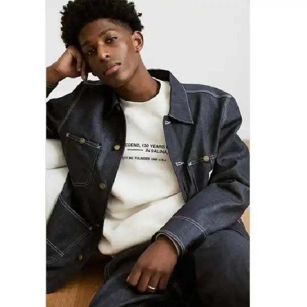 کت مردانه اچ اند ام مدل جین MT-0959128