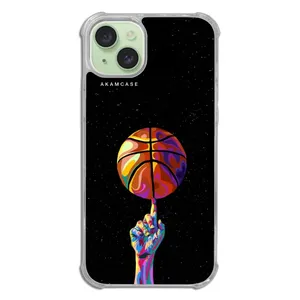 AKAM AMC-WTA15PLUS-BASKETBALL4 Cover For Apple iPhone 15 Plus