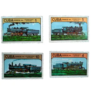 تمبر یادگاری مدل قطار کد c-964 مجموعه 4 عددی