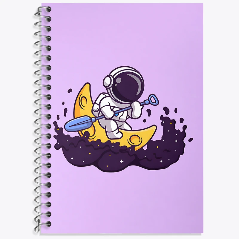 دفتر نت موسیقی 50 برگ خندالو طرح فضانورد کد N3587