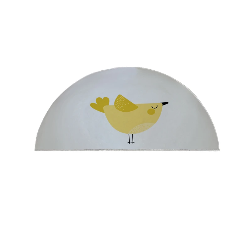 پادری مدل نیم دایره  طرح پرنده کد 9384 سایز 90 × 45 سانتی متر