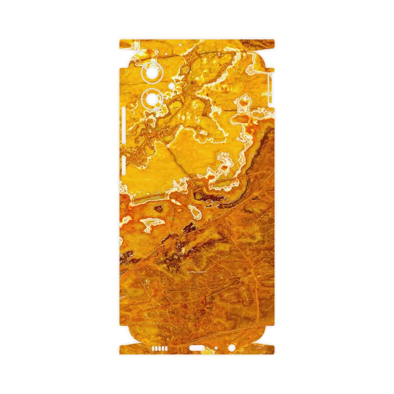 برچسب پوششی ماهوت مدل Gold Marble-FullSkin مناسب برای گوشی موبایل سامسونگ Galaxy F04