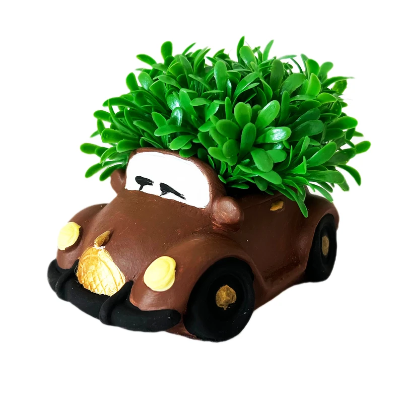 گلدان به همراه گل مصنوعی مدل فولکس کد 774