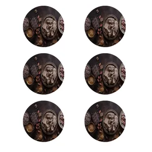 زیر لیوانی طرح شکلات کد 8332 بسته 6 عددی