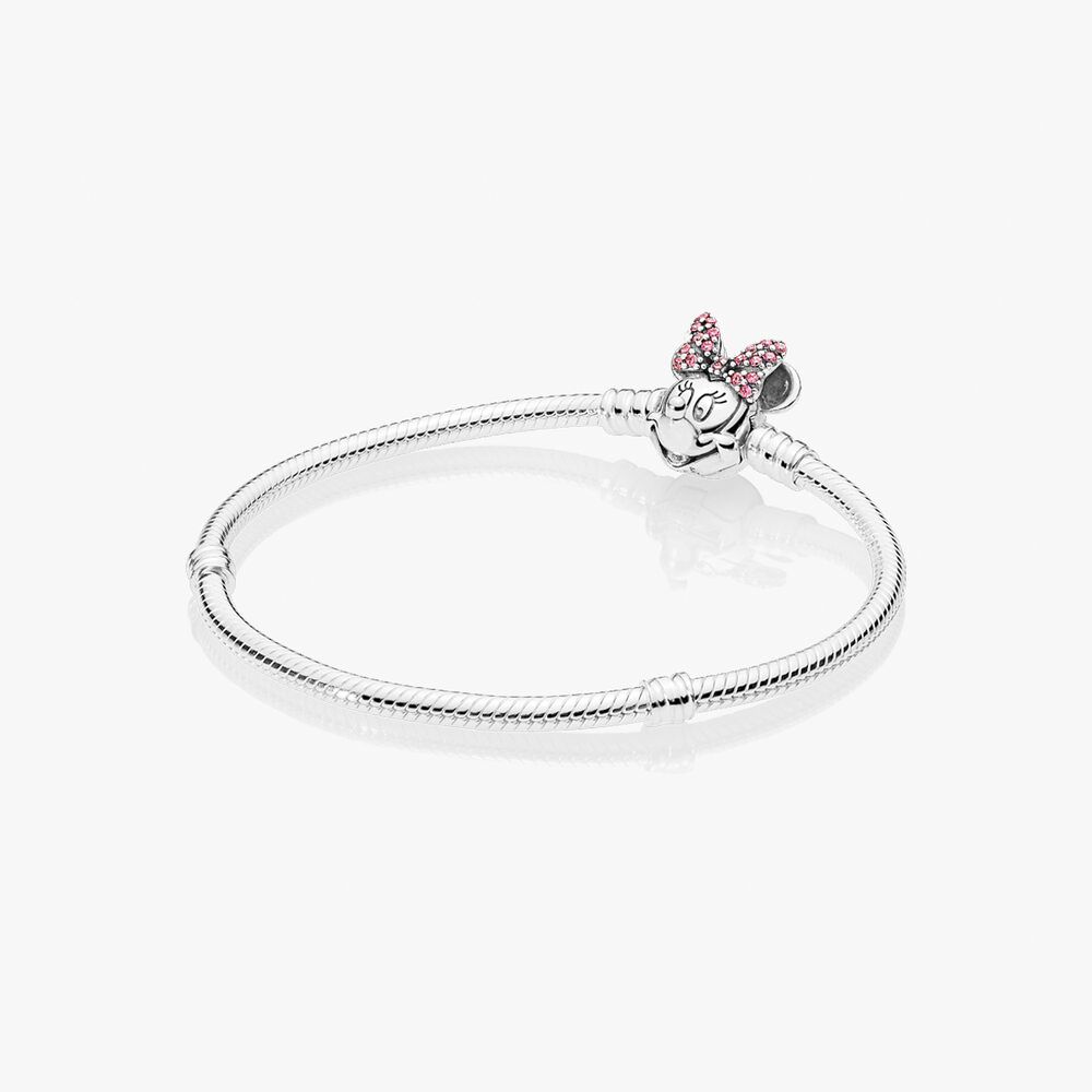 دستبند نقره زنانه پاندورا مدل Minnie Mouse -  - 2