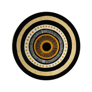 بشقاب دیوارکوب سفالی طرح چشم نظر کد 40