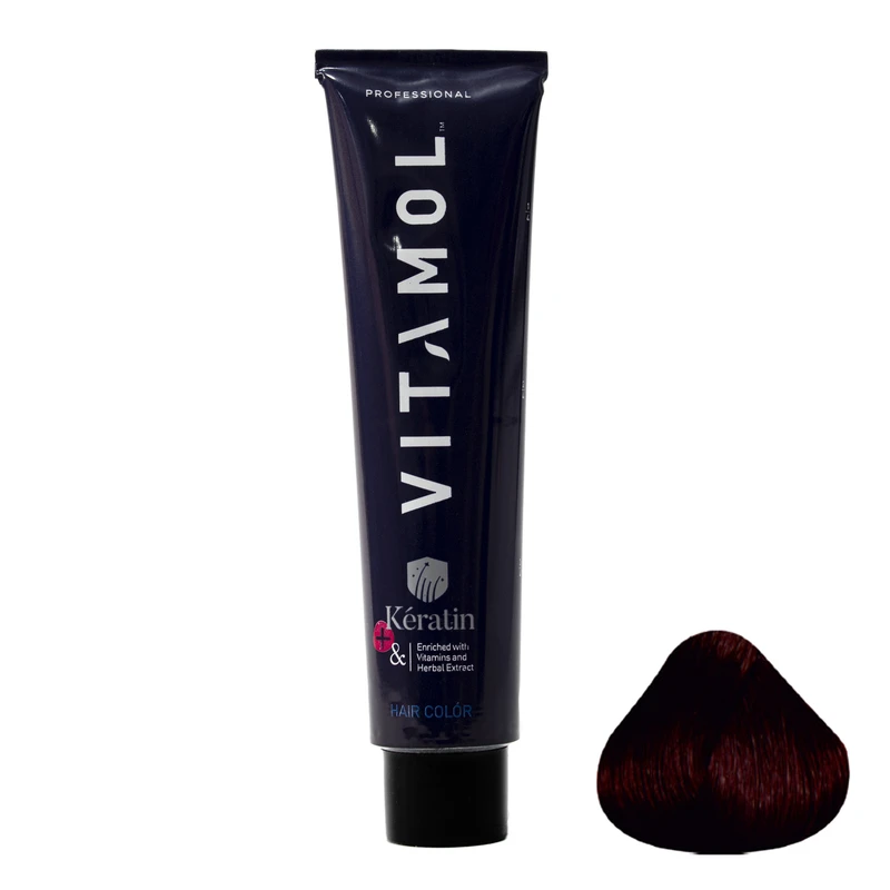 کیت رنگ مو ویتامول سری violet شماره 3.20 حجم 120 میلی لیتر رنگ شرابی