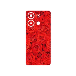 MAHOOT Red_Flower Cover Sticker for Xiaomi Redmi Note 13 4G