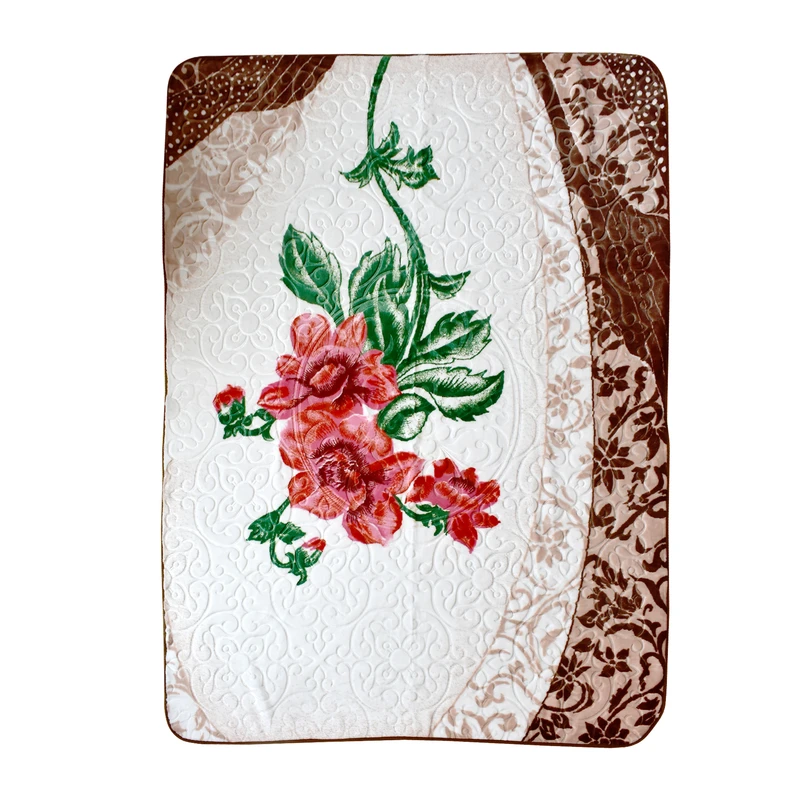 پتو گلبافت مدل 199/13 یک نفره سایز 160x220 سانتی متر