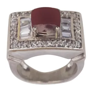 انگشتر نقره زنانه سلین کالا مدل عقیق ce-As17