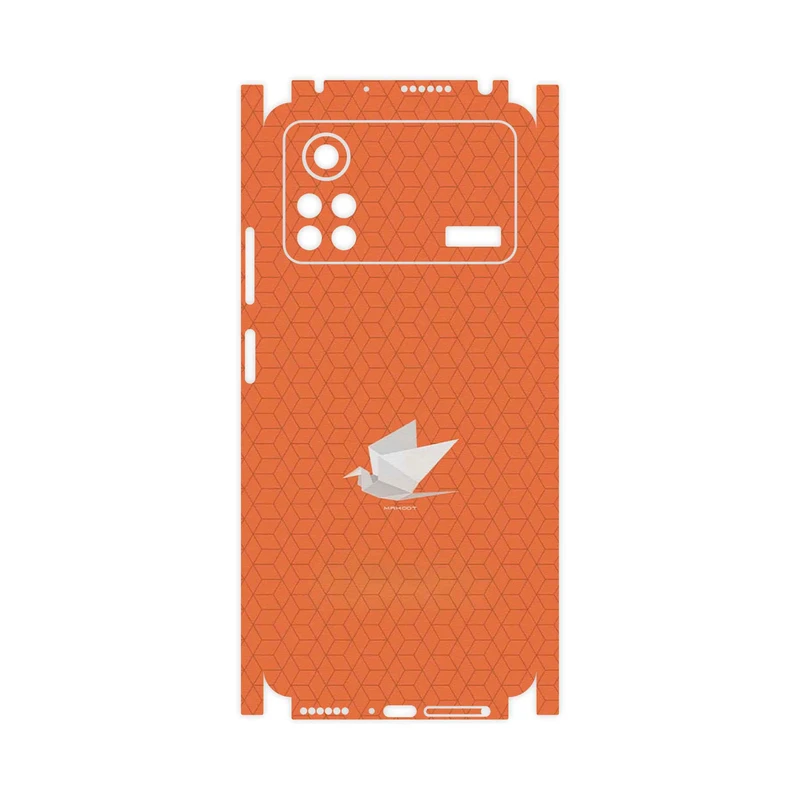 برچسب پوششی ماهوت مدل Minimalist origami bird-FullSkin مناسب برای گوشی موبایل شیائومی Poco X4 Pro 5G