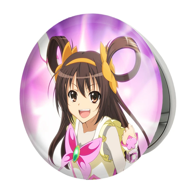 آینه جیبی خندالو طرح هاروهی انیمه ناپدید شدن هارومی سوزومیا The Disappearance of Haruhi Suzumiya مدل تاشو کد 23137 