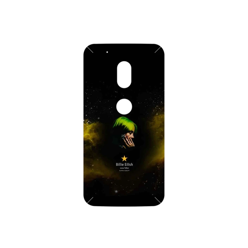 برچسب پوششی ماهوت مدل Billie Eilish مناسب برای گوشی موبایل موتورولا Moto G4 Play