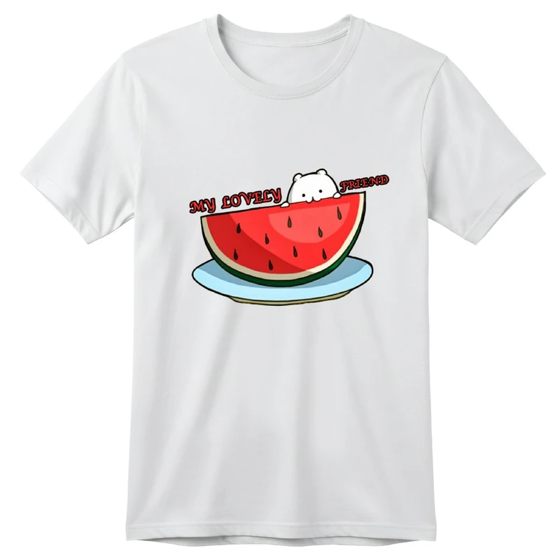 تی‌شرت آستین کوتاه بچگانه مدل هندوانه یلدایی کد v4 