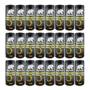 نوشابه انرژی زا جینسینگ بیگ بیر - 250 میلی لیتر بسته 24 عددی