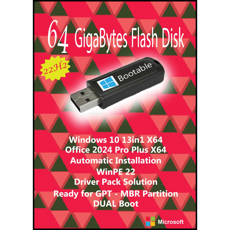 سیستم عامل Windows 10 22H2 13in1 X64 - Driver Pack Offline - Office 2024 نشر مایکروسافت سیستم عامل Windows 10 22H2 13in1 X64 - Driver Pack Offline - Office 2024 نشر مایکروسافت