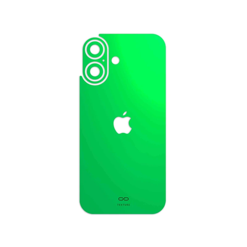 برچسب پوششی ماهوت مدل Matte-Green مناسب برای گوشی موبایل اپل iPhone 16