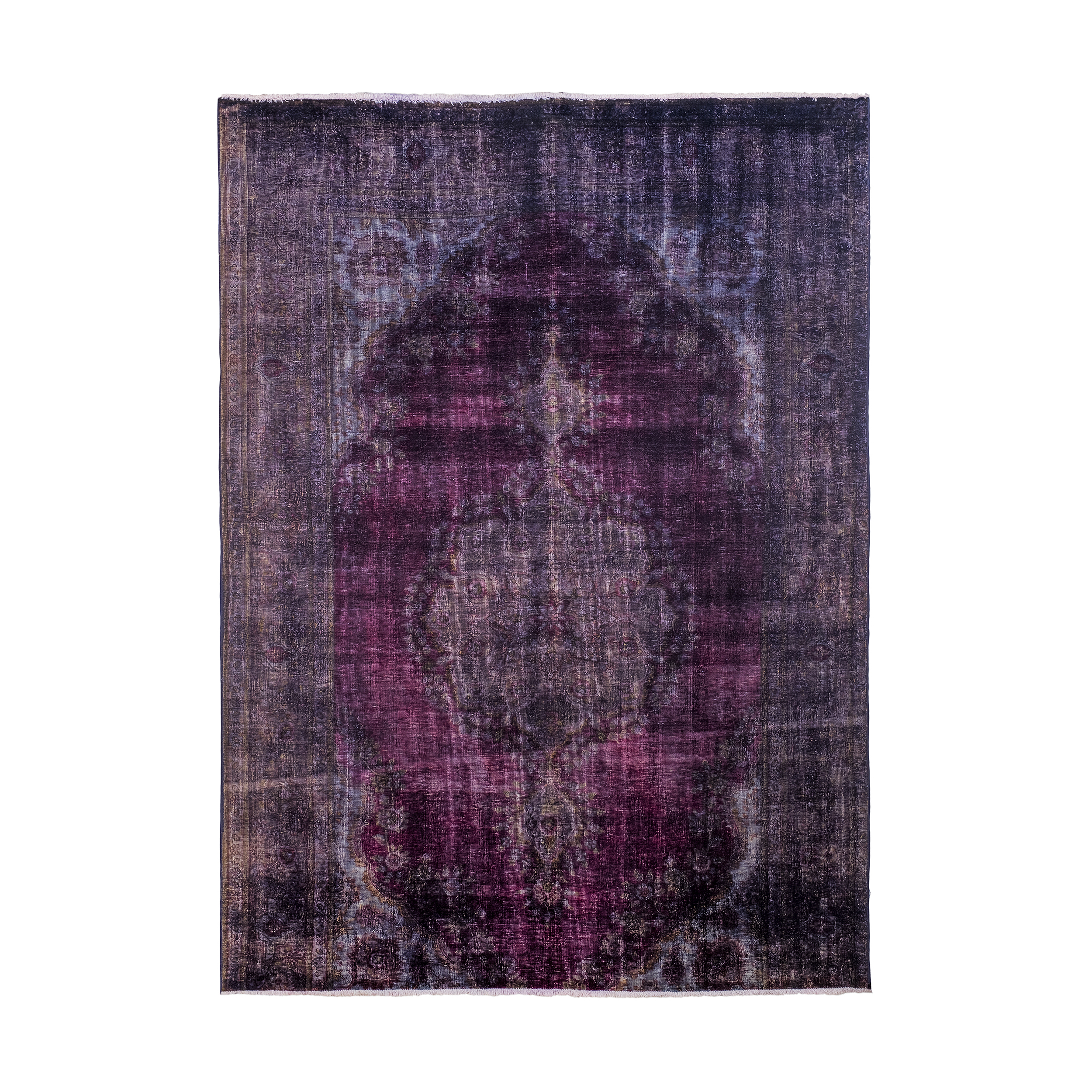 فرش دستبافت رنگ شده پنج متری کد 1346