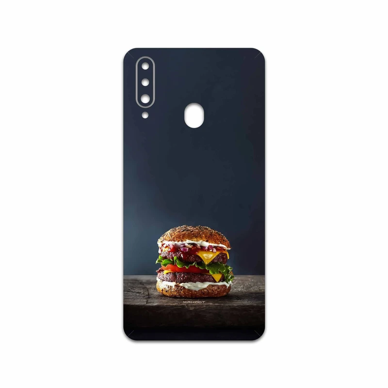 برچسب پوششی ماهوت مدل Hamburger مناسب برای گوشی موبایل سامسونگ Galaxy A20s
